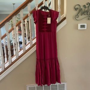 Joyfolie Verona Jumpsuit in Berry Size 12